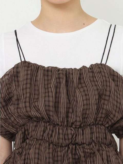ビスチェ　ふんわりチュールビスチェTシャツセット