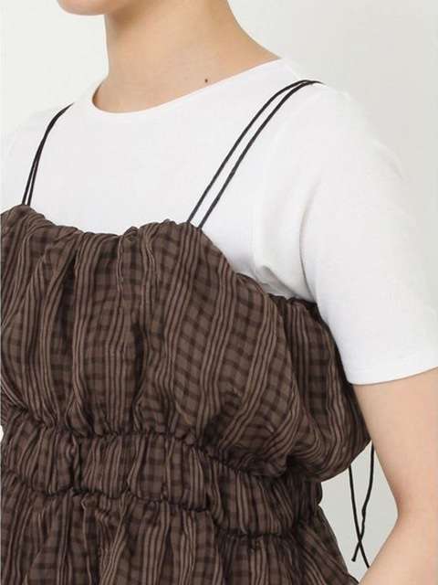 ビスチェ　ふんわりチュールビスチェTシャツセット