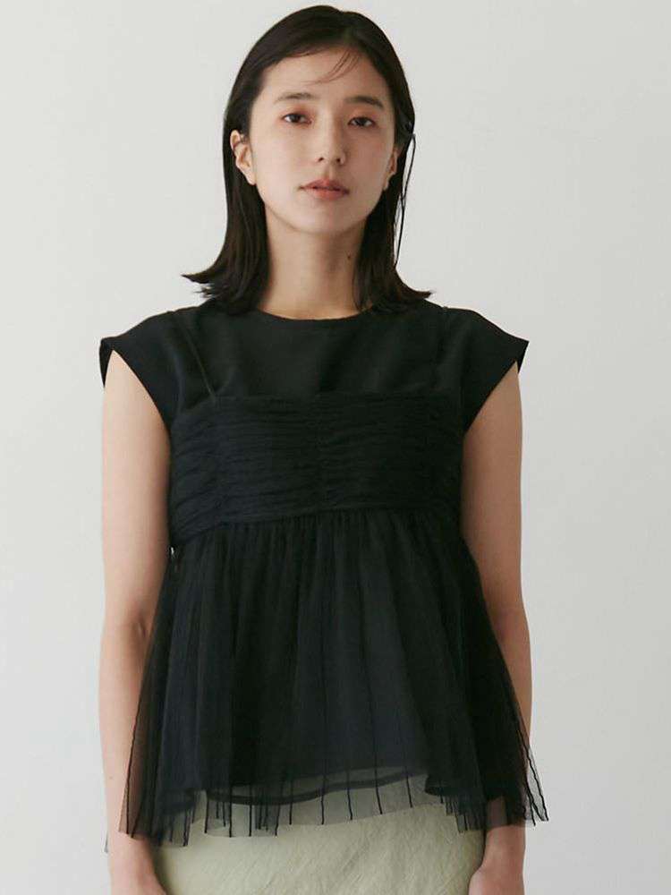 ビスチェ　チュールビスチェキャミソール