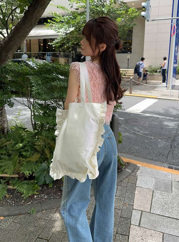 ビスチェ　ふわもこビスチェニット