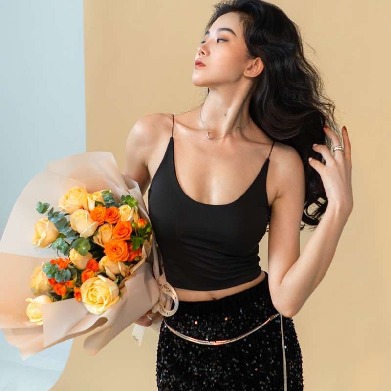 ビスチェ　シンプル美シルエットビスチェ