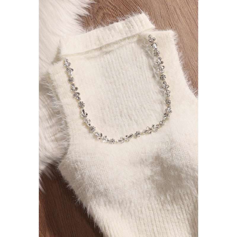 ビスチェ　パールネックレスビスチェトップス