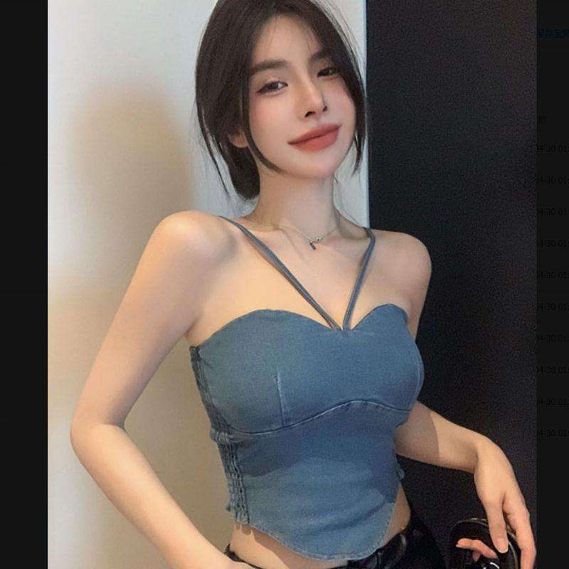 魅惑のデニムビスチェ