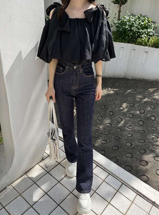 ビスチェ　夏色シフォンビスチェトップス
