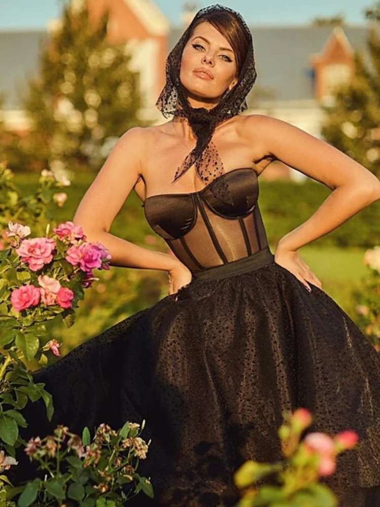 ビスチェ セクシーメッシュビスチェ